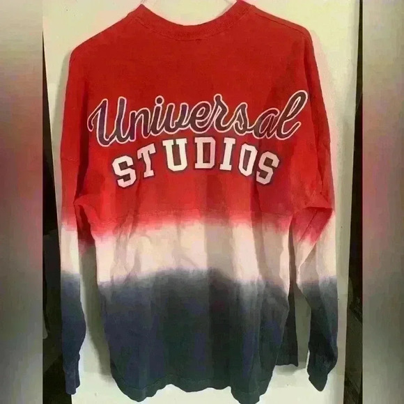 Universal studios spirit jersey dip, dyed, long sleeve, size small - Picture 1 of 8